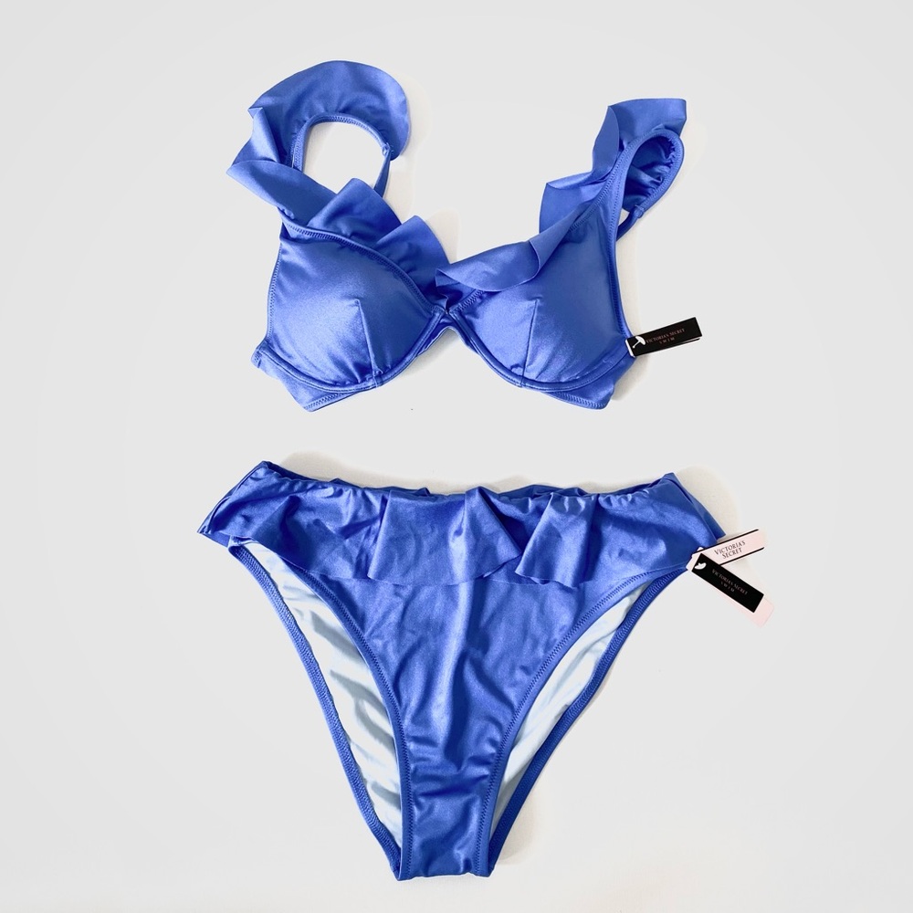 NWT Victoria’s Secret Bikini Two-Piece Ruffle Swimsuit